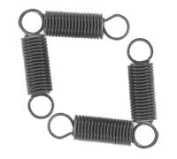 Microwave Door Latch Springs Black Metal 4 Piece Replacement Set | Safety Fit, Easy Installation, Home Kitchen Use, Appliance Closure, Oven Compatible, Replacement Part