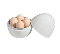 Microwave Egg Boiler, Egg Cooker for Microwave, 4 Capacity Boiled Egg Poachers, Rapid Egg Cooker Microwave Boiled Egg Maker Egg Maker for Hard Soft Boiled Egg Cooker Steamer