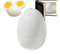 Microwave Egg Boiler, Microwave Egg Maker, Egg Poachers, Boiled Egg Cooker, Egg Shaped Microwave Hardboiled Egg Maker, Small Reusable Plasti-c Egg Boiler Cup For Breakfast Kitchen Restaurant