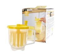 Microwave Egg Cooker - Easy Clean Portable Crank Egg Fryer for Breakfast Lunch Meal Preparation Kitchen Office Picnic Camp