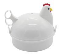 Microwave Egg Cooker Multi-Function Cute Chicken Shape Egg Poacher Pan Nonstick 4 Eggs for Kitchen Tools