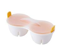 Microwave Egg Cooker - Quick Egg Steamer for the Kitchen, Non-Stick Poached Cavity Maker with Lid, Boils Soft | Medium Hard Boiled Eggs in Minutes | Perfect for Breakfast