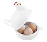 Microwave Egg Poacher, 4 Egg Cooker Chicken Shaped Microwave Eggs Boiler, Cooker Boiler Steamer Gadgets for Hard Boiled Eggs, Poacher Boiler Cookers for Home Kitchen Restaurants