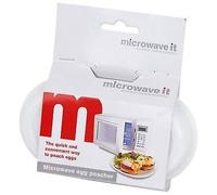 Microwave Egg Poacher for 2 Eggs - BPA-Free Poached Egg Maker for Quick Healthy Breakfast - Dishwasher Safe, Easy to Use