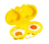 Microwave Egg Poacher, Poached Egg Maker, Cute Flower & Heart Shaped Eggs Cooker for Microwave, Mini Breakfast Tool for Easy Healthy Meals