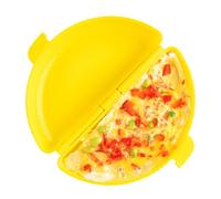 Microwave Egg Poacher - Portable Omelette Cooker Pan with Lid, Egg Steam Maker | Compact Breakfast Sandwich Preparation Device Kitchen Tool for Home Cooking and Meal Prep