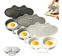 Microwave Egg Poacher to Poach 2 Eggs for Kitchen Cooking Tool | Poached Egg Maker Microwave with Lid & Handle,Quick-Heat Microwave Egg Cooker,Nonstick Poached Egg Maker