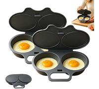 Microwave Egg Poacher to Poach 2 Eggs for Kitchen Cooking Tool | Poached Egg Maker Microwave with Lid & Handle,Quick-Heat Microwave Egg Cooker,Nonstick Poached Egg Maker