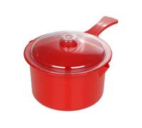 Microwave Essentials Saucepan And Lid Brown (One Size)