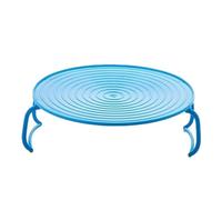 Microwave Folding Tray - Microwave Stacker Rack | Microwave Safe Kitchen Tray with Collapsible Handles for Bowls and Water Cup