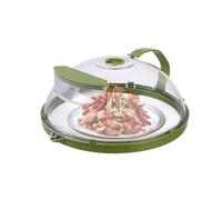 Microwave Food Cover - Breathable Vented ABS Splash Guard Strainer Multipurpose Kitchen Appliance | Microwave Splash Guard | Easy Food Lids Utensil Rest Heating Cover Fresh Warm Meals Oil P