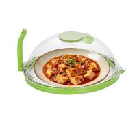 Microwave Food Cover - Reusable Clear Splash Guard Lid - For Warming Food in the Microwave, For Steaming, Heating Fruit Dishes Soup