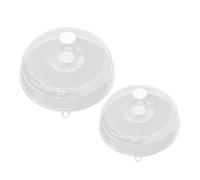 Microwave Food Cover - Ventilated Splatter Guard Lid, Heat-Resistant Easy-Clean | Anti-Splatter Cover for Reheating Meals, and Reusable Dish Cover for Kitchen, Refrigerator Storage