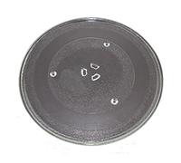 Microwave Glass Turntable Plate 345mm 6 Fixing Points Compatible With Hotpoint, Indesit, Kenmore, Kenwood, LG, Maytag, Morphy Richards, Panasonic, Russell Hobbs, Sainsburys Universal Replacement