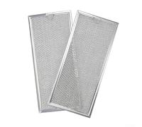 Microwave Grease Filter, 2 Pack 34x15cm Aluminum Mesh, High Efficiency Oil Absorption, Easy Install Replacement, Compatible With for SAMSUNG AP4221824 DE63-00196A