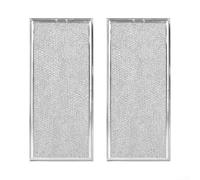 Microwave Grease Filter 2 Piece Set for W10208631A WB06X10596 Efficiently Reduces Grease and Cooking Mist
