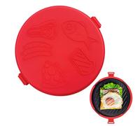 Microwave Grill | Fast Heated Pizza - Microwave Sandwich Grill | for Kitchen, School, Home, Student, Pancakes, Breakfast, Pastry