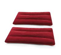 Microwave Heating Pad 6 x 12 Heating Pad Mini Microwave, Microwave Bean Bag Heating Pad for Neck and Shoulders, Moist Heat Pack Pillow Warm Compress for Knee, Joints, Abdomen (Wine Red) - 2 Pack