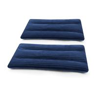 Microwave Heating Pad 6 x 12 Heating Pad Mini Microwave, Microwave Bean Bag Heating Pad for Neck and Shoulders, Moist Heat Pack Pillow Warm Compress for Knee, Wrist, Abdomen (Dark Blue) - 2 Pack