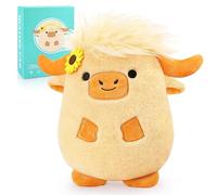 Microwave Heating Pad Plush for Cramps Period Pain Relief Heated Pad for Back Pain Menstrual Cramps Heat Pads Cuddle Stuffed Highland Cow Plush for Woman Men Neck Shoulder Heat Pads, Lavender Scented