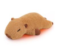 Microwave Heating Pads for Cramps & Period Pain Relief, Cuddle Weighted Capybara 1.76LB Heating Pad Plush Menstruation Heated Pad for Back Shoulder Stress Relief (Capybara Brown)