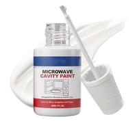 Microwave Interior Paint, Appliance Touchup Coating, Repair Cavity Liquid, Maintenance Enamel for Home Kitchen Apartment Restaurant Dormitory Indoor Commercial Breakroom Café Office