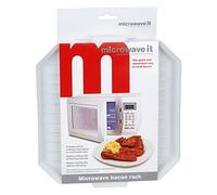 Microwave It Microwave 2 x Plastic Bacon Baking Tray for Ham, Defrosting