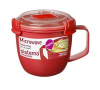 Microwave Lunch Box Rice/Soup/Vegie Steamer Container Hot Food Bowl Klip-It
