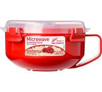 Microwave Lunch Box Rice/Soup/Vegie Steamer Container Hot Food Bowl Klip-It