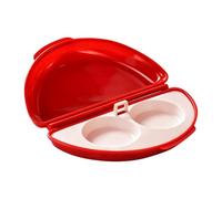 Microwave Omelette Mould with 2 Poached Egg Cavities and Utensils | Poached Egg Cooking Tool Home Student Room Camper Van Breakfast