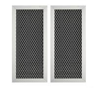 Microwave Oven Charcoal Filter 2Pack Compatible with for ge WB02X11544 WB02X29749 for Samsung DE63-30016D Air Freshening Activated Carbon Mesh 22x10cm