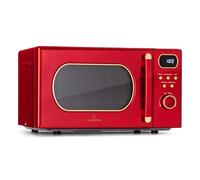 Microwave Oven Digital 20 L 800W Defrost 8 Programmes Grill Freestanding LED Red