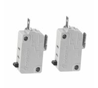 Microwave Oven Door Safety Switch Replacement, KW3A 16A 250V Microswitch Kit for Microwave Appliance Repair (2 Packs)