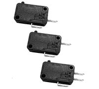 Microwave Oven Door Switch W10269458, W10727360, W10269460, SZM-V16-FC-61, SZM-V16-FC-62, SZM-V16-FC-63, Compatible with Most Microwave Ovens, Black