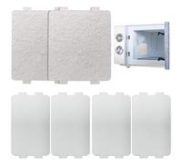 Microwave Oven Mica Plate Sheet, 6 PCS Universal Waveguide Cover Repairing Part for All Microwave Oven (2 Size)