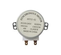 Microwave Oven Repair Parts Microwave Oven Turntable Synchronous Motor，Universal Microwave Turntable Motor, Replacement Rotating Drive Motor