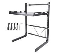 Microwave Oven Shelf Expandable Carbon Steel Organizer