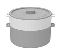 Microwave Oven Steamer | Heat-Resistant Double-Layer - Microwave Cookware Steamer With Lid - for Meal Preparation Storage Veggie Pasta Home Dorm Air Fryer Fridge