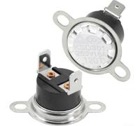Microwave Oven Thermostat, Metal 120C Thermal Fuse, Auto Reset Temperature Control Switch, Safety Protection For Heating Cycles, Compatible With Multiple Models