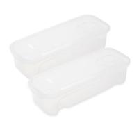 Microwave Pasta Cooker - Stackable Food Container with Drainage Holes, 2 Piece Spaghetti Box | Microwave Spaghetti Maker for Quick Meals, Kitchen Use, Sun Storage