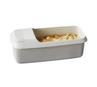 Microwave Pasta Cooker - Steamer for Noodles and Spaghetti, Portable Lightweight Kitchen Tool | Dishwasher Safe Top Rack, PP Material, Easy Drain Design, Cooked