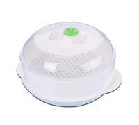 Microwave,Plastic Vegetable with Clear Lid,Food Grade PP Microwave Rice with Handle for Vegetables Fish Prep Meal Food