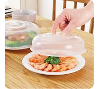 Microwave Plate Cover 17cm 6.69inch Clear Microwave Cover for Food Anti Splattercover Guard Lid Microwaveplate Bowl Splattercover for Dishwasher Safe and Refrigerator