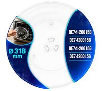 Microwave Plate Glass Diameter 318 mm with Original Code DE74-20015B DE7420015B DE74-20015G DE7420015G 704706 4055136628 4055194429 MI3804 4820000 00003469 C00307675 27829 49008503 49016762 9178003569