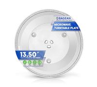Microwave Plate Replacement 13.5” for F06015Q00AP Compatible with Panasonic Microwave Glass Plate - Oven Spinning Rotating Glass Turntable Dish Tray For Better Reheating and Cooking