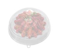 Microwave Plate, Ventilated Plate with Vents Guard Lid Cake Stand, Anti-splash Microwave for Food, Stackable Food Covers, BPA Microwave Lid, Oven Splatter Guard for Kitchens