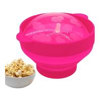 Microwave Popcorn Bowl - Large Capacity Silicone Popper, Quick & Easy Microwave Cooking | Includes Lid for Even Bursting, Foldable Design and Low Enco