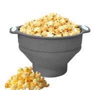 Microwave Popcorn Bowl,Silicone Foldable Kitchen Accessories | Popcorn Cooker With Handle | For Kids Teens Adults Movie Night Home Office Apartment RV Parties Family Gatherings Picnic