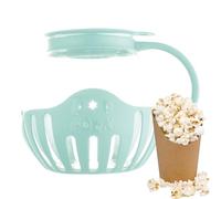 Microwave Popcorn Maker With Lid, 2.13 Liter Popcorn Microwave Kettle With Handle, High Temperature Resistant, Healthy Less Fat, Pop Corn Air Poppers For Kids Movie Nights Parties Home