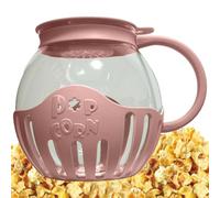 Microwave Popcorn Maker With Lid, 2.13 Liter Popcorn Microwave Kettle With Handle, High Temperature Resistant, Healthy Less Fat, Pop Corn Air Poppers For Kids Movie Nights Parties Home